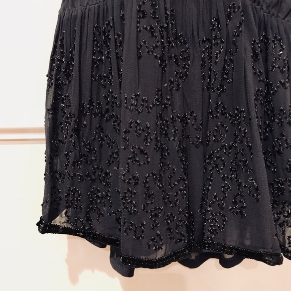 Beaded chiffon Free People blouse - Picture 5 of 6